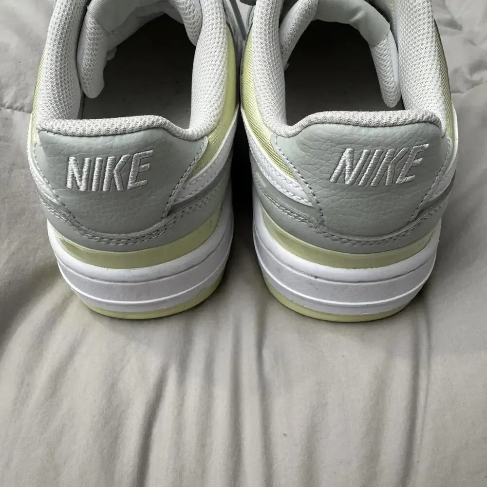 Nike Gamma Force Women’s Size 8 Sage Green White Volt Casual Platform Sneakers - Picture 6 of 8